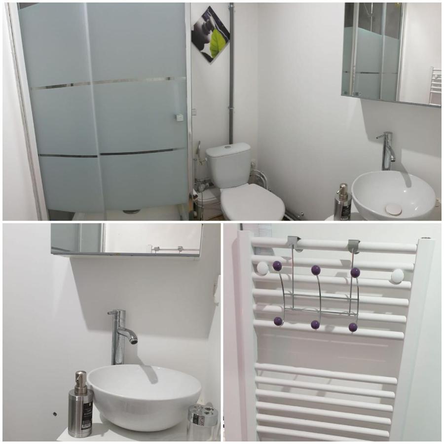 Chambres Poitiers Centre Ville - Salle De Bain, Refrigerateur, Tv Et Machine A Cafe Privatifs - Cuisine Commune - Terrasse - Hotel De Ville A 200M Luaran gambar